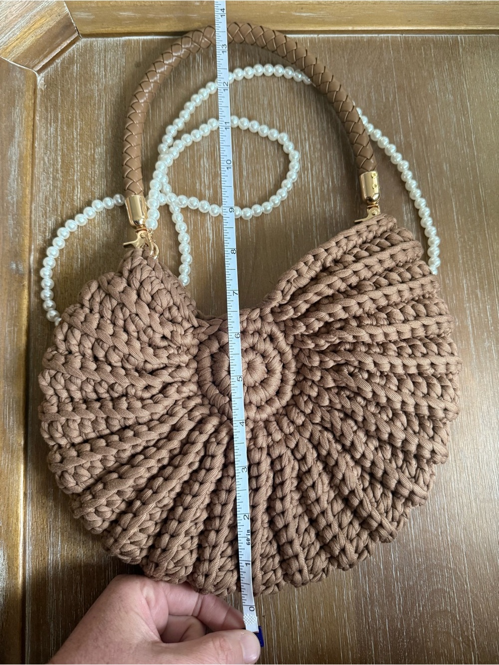 Crochet Shell Bag - Picture 3 of 11